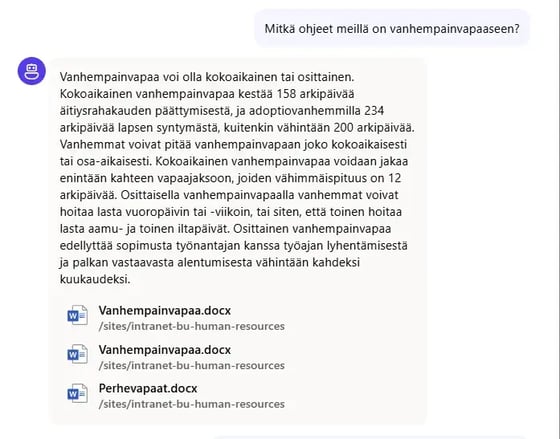 FreshMind tuo intraan AI-chatin, joka hakee tietoa intrasta, vastaa lukijoiden kysymyksiin ja auttaa sisällöntuotannossa ilman Copilot-lisenssiä pelkällä Azure-laskentakustannuksen hinnalla.