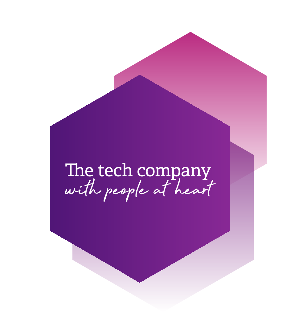 The tech company with people at heart_hexagons