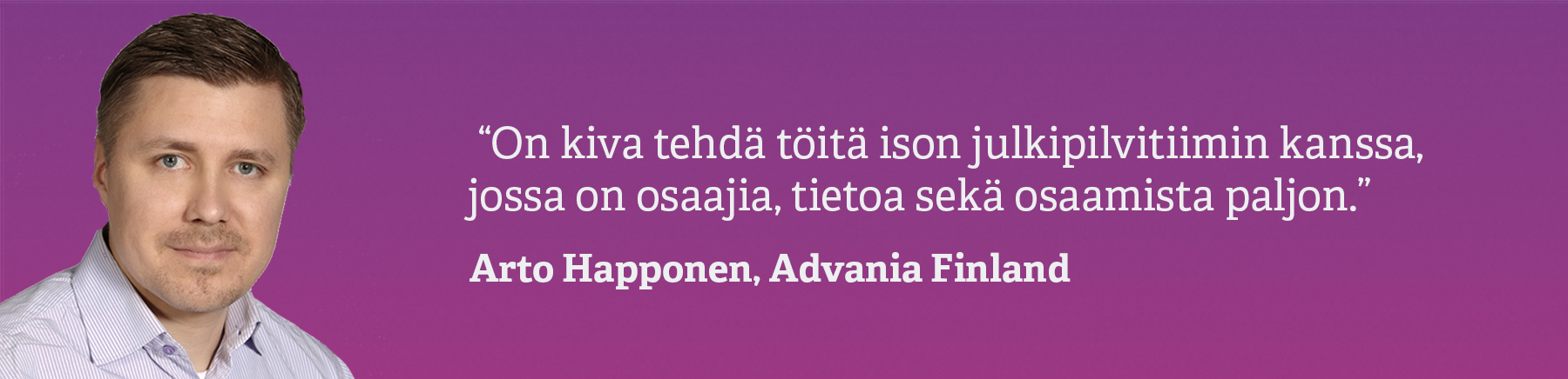 Arto Happonen_Advania Finland_blogi