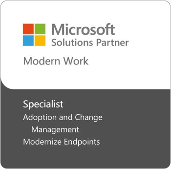 Advania is a Microsoft Solutions Partner in the solution area Modern Work. We have two specializations: Adoption and Change Management and Modernize Endpoints.